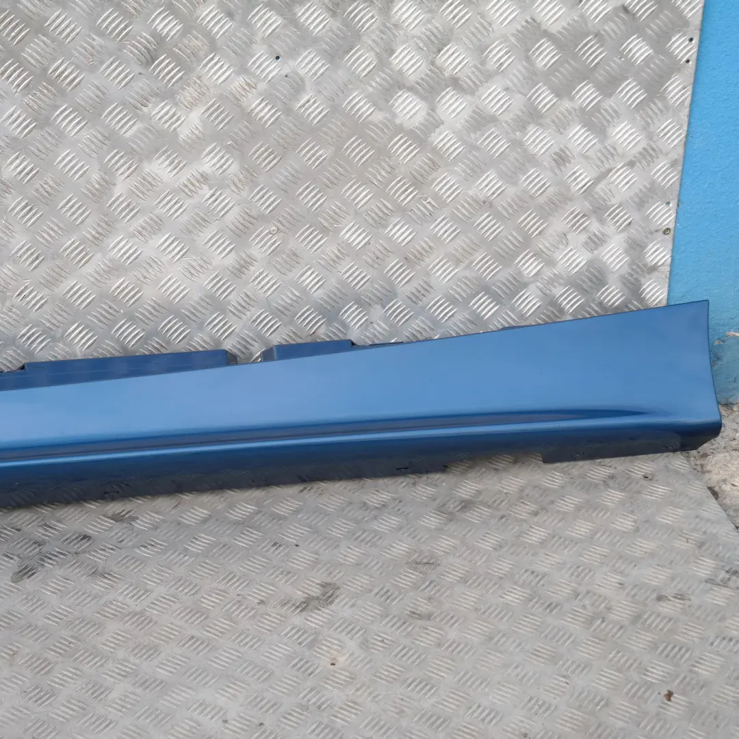 BMW 1 E87 Bas de Porte Couverture Seuil a Gauche Bleu de Sydney Bleu A19