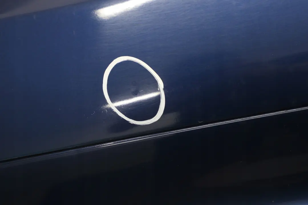 BMW 5 Series E61 Touring Rear Bumper Trim Panel PDC Mysticblau Blue Metallic