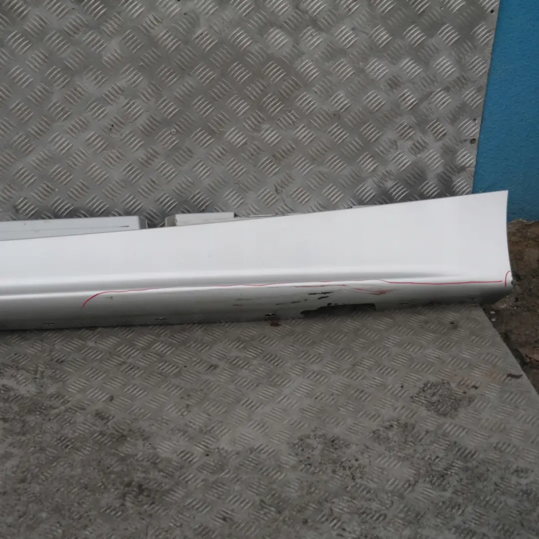 BMW 1 E87 Bas de Porte Couverture Seuil a Gauche Argent Titane Argent