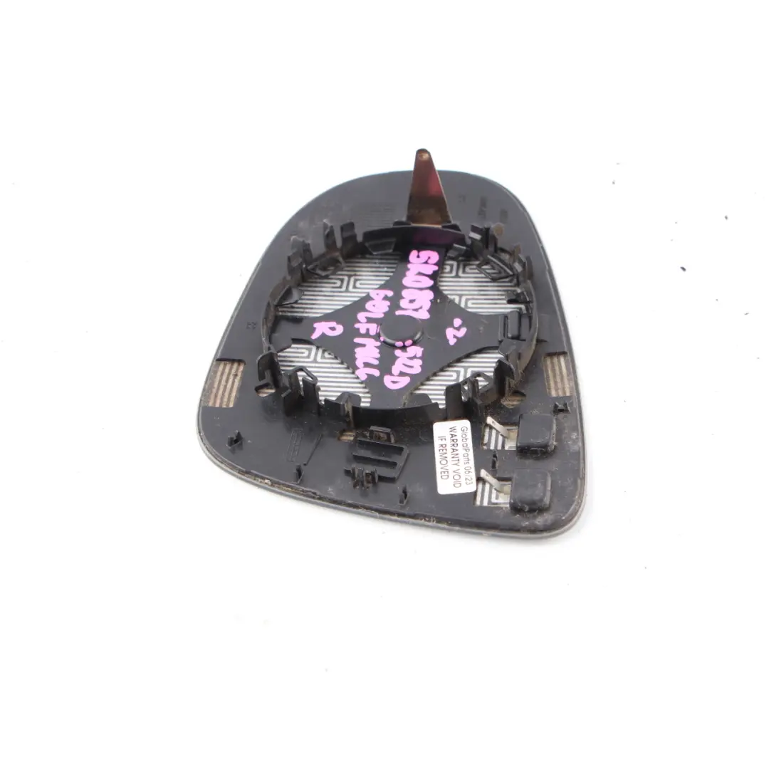 Volkswagen Golf 6 Wing Mirror Glass Heated Right O/S 5K0857522D