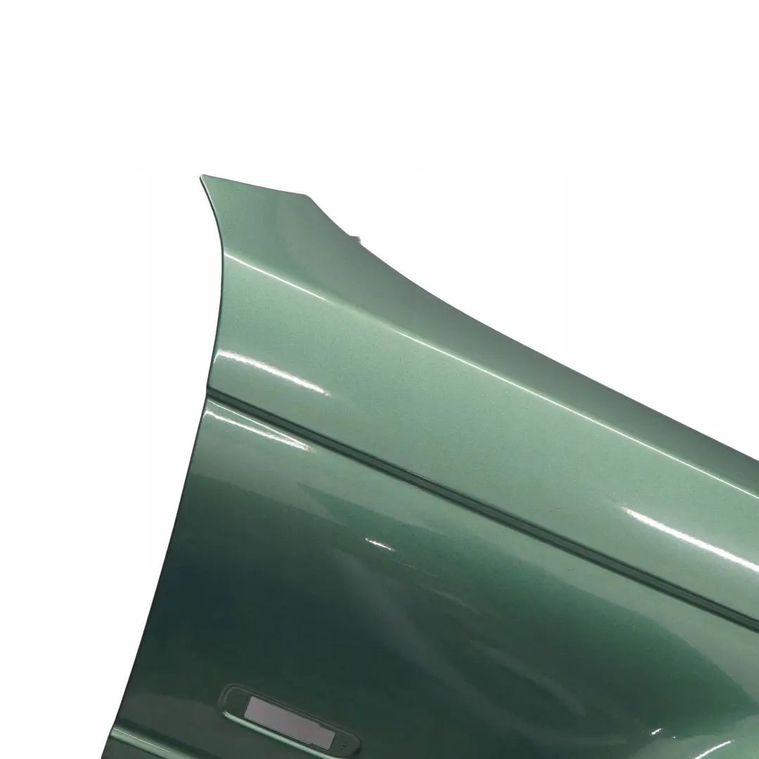 BMW 3 E46 Front Right O/S Side Panel Fender Wing Meergruen Sea Green - 393