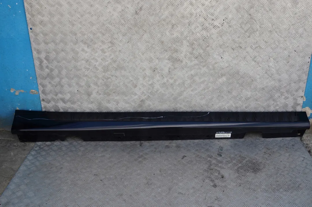 BMW 3 E90 E91 Bas de Porte Couverture Seuil Droite Noir Carbone Metallique 416