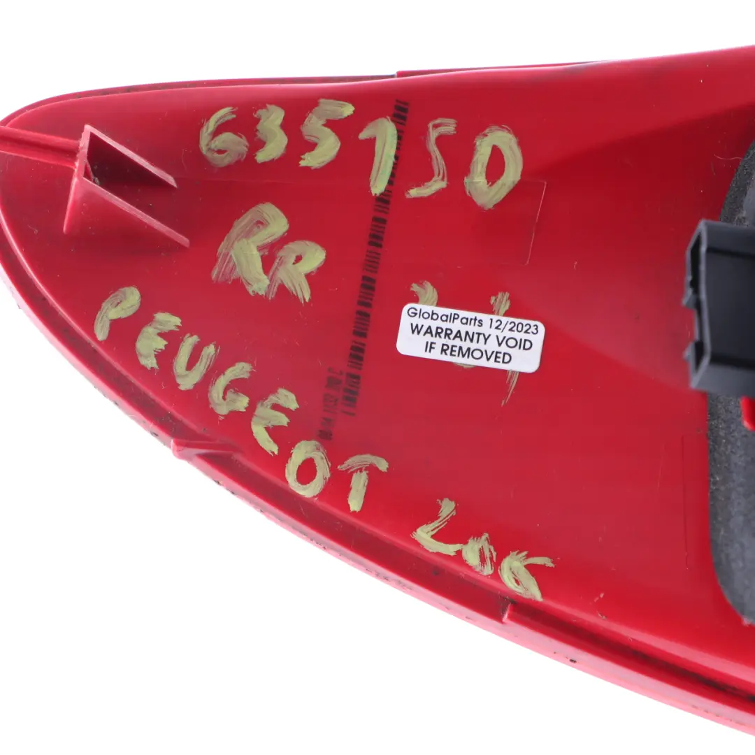 Peugeot 206 Rear Lamp Right O/S Tail Light Side Panel Taillight 635150