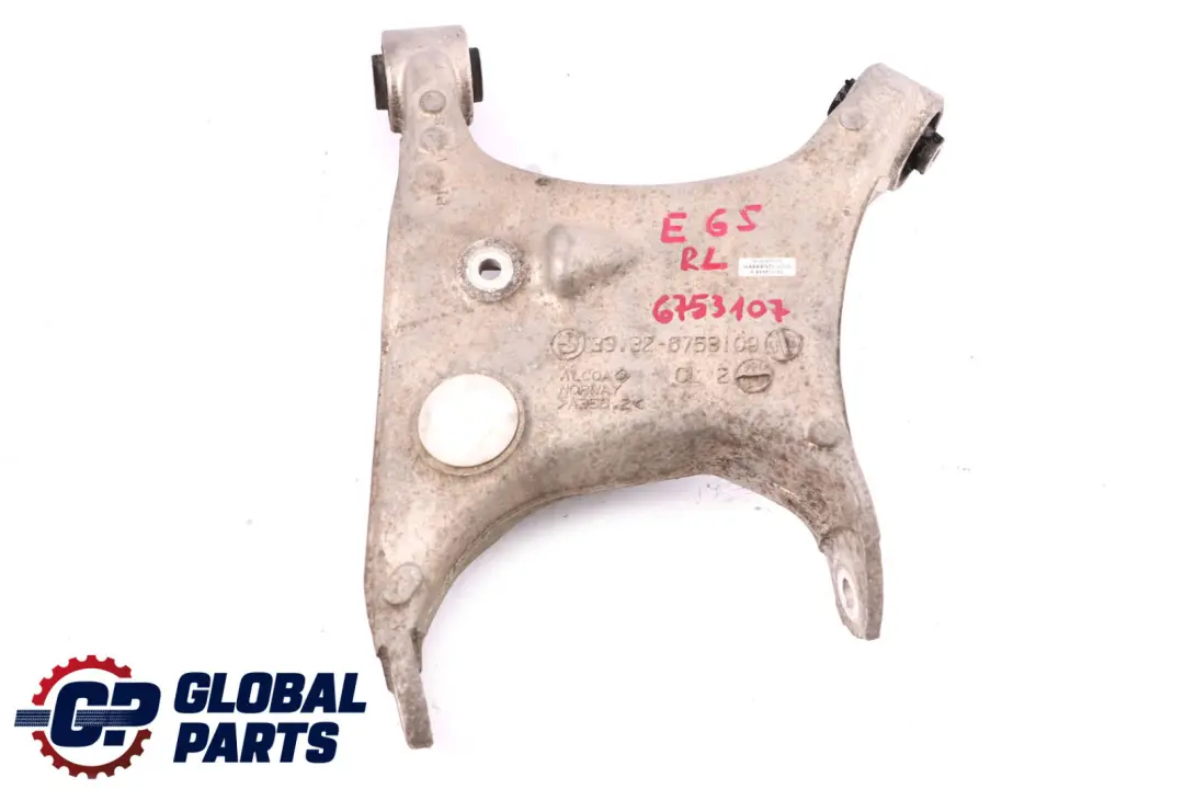 BMW E65 E66 Eje trasero Wishbone Swing Izquierda 6753109