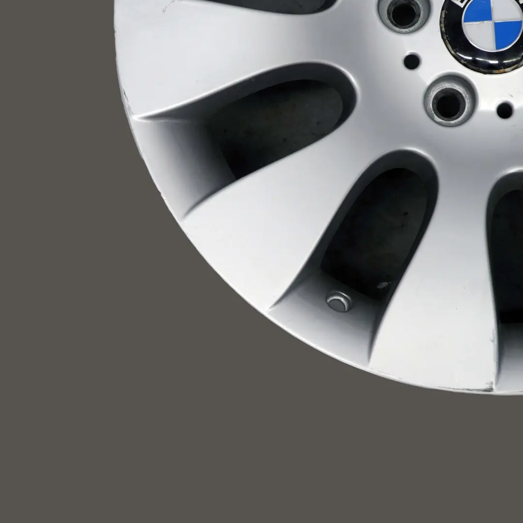 BMW E65 Silver Light Alloy Wheel Rim 18" Ellipsoid Styling 91 8J ET:24 6753237