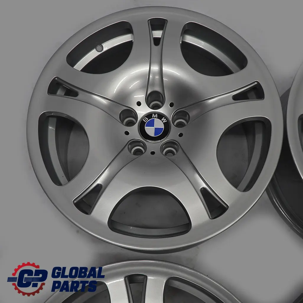 BMW E65 Plata Juego Completo 4x Llanta Aleacion 19" 9J/10J ET:24 Spider Spoke 92