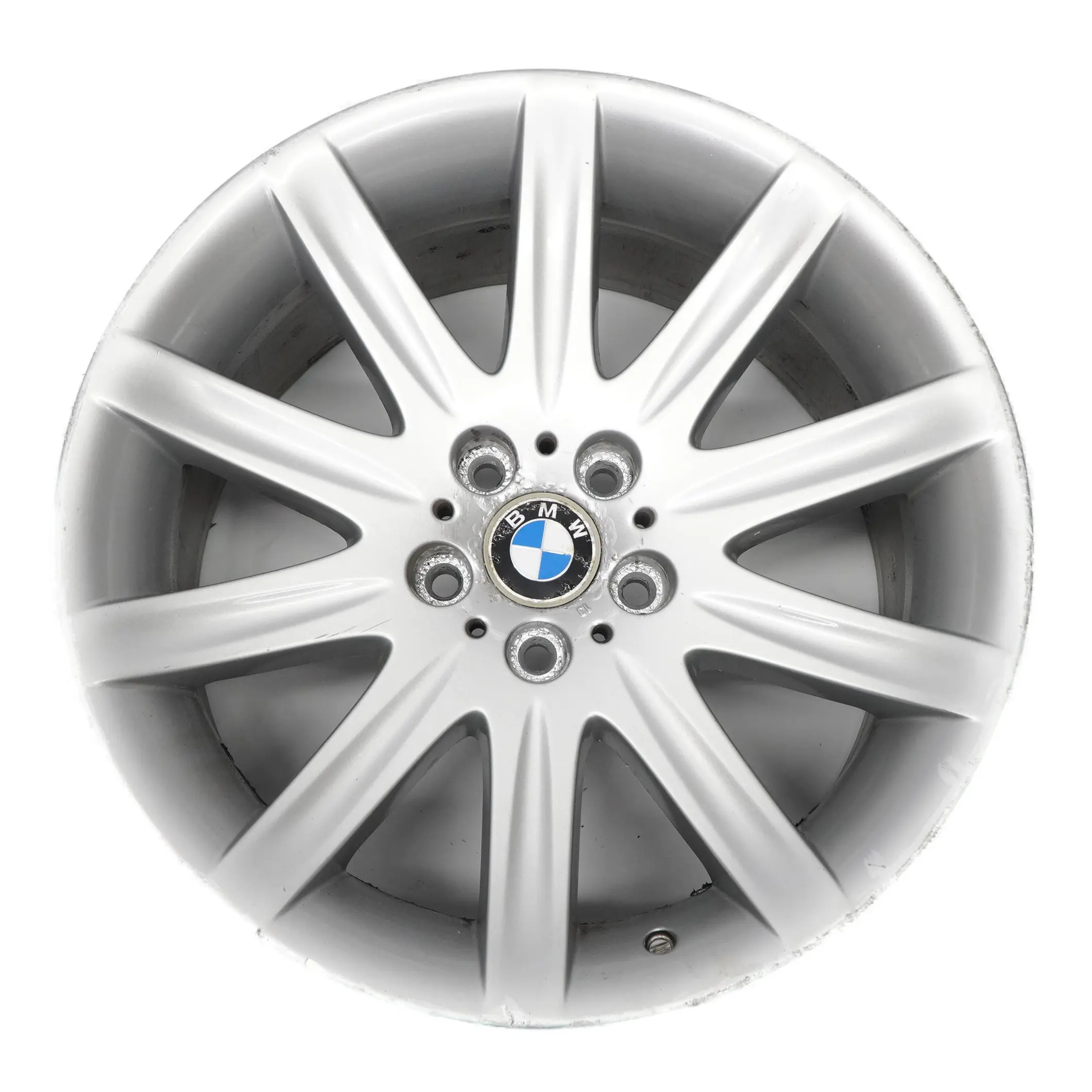 BMW E65 E66 Jante arrière en alliage argenté 19" Star Spoke 95 10J ET:24 6753242