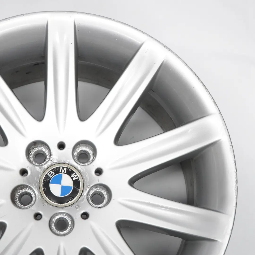 BMW E65 E66 Rear Silver Alloy Wheel Rim 19" Star Spoke 95 10J ET:24 6753242