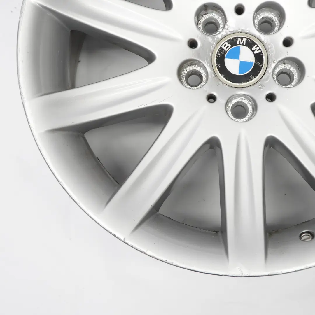 BMW E65 E66 Rear Silver Alloy Wheel Rim 19" Star Spoke 95 10J ET:24 6753242