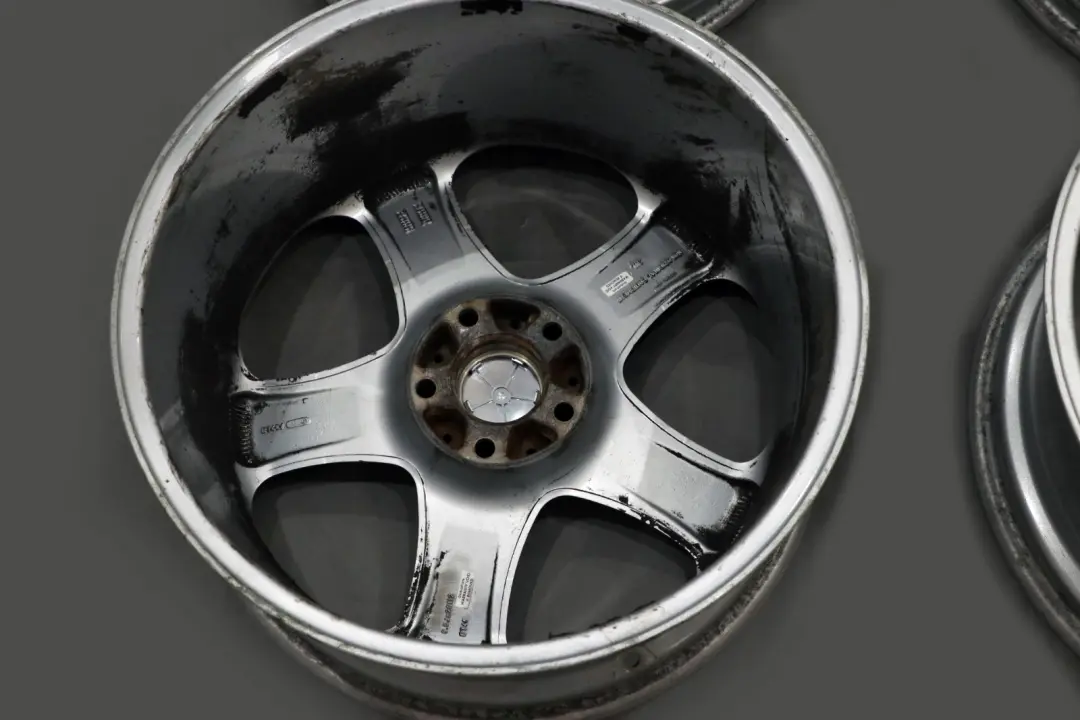 BMW X5 Series E53 Silver Complete Set 4x Wheel Alloy Rim 20" Star Spoke 87