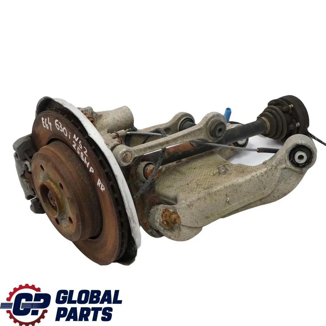 BMW 6 Series E64 630i N52 Rear Right O/S Suspension Hub Leg Brake Caliper Disc