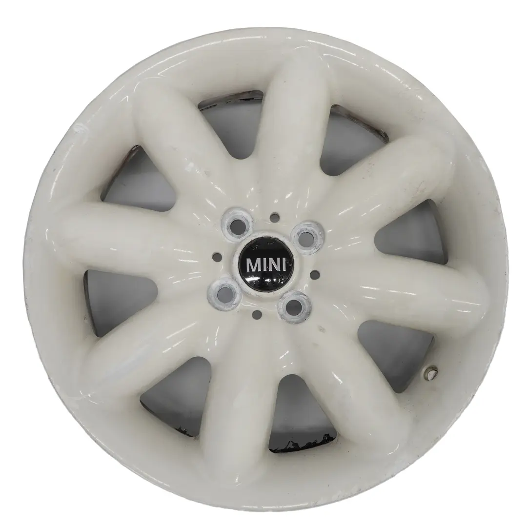 Mini Cooper One R50 R53 R55 R56 White Wheel Alloy Rim 17" 7J ET:48 S-Spoke 85