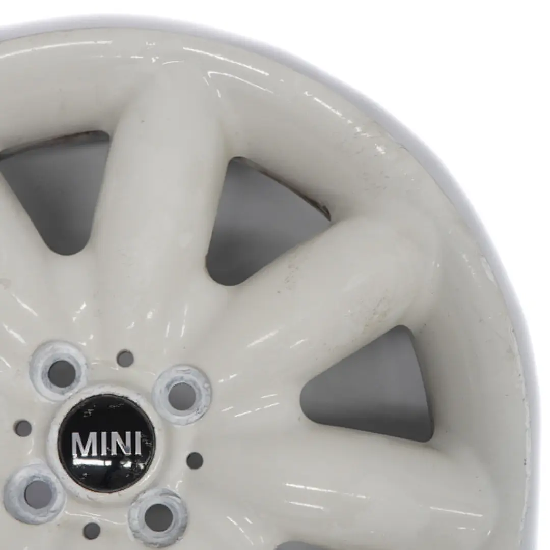 Mini Cooper One R50 R53 R55 R56 White Wheel Alloy Rim 17" 7J ET:48 S-Spoke 85