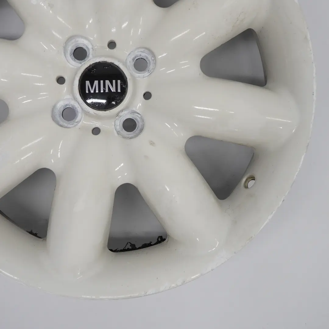 Mini Cooper One R50 R53 R55 R56 White Wheel Alloy Rim 17" 7J ET:48 S-Spoke 85