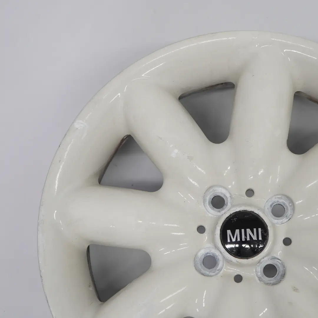 Mini Cooper One R50 R53 R55 R56 White Wheel Alloy Rim 17" 7J ET:48 S-Spoke 85