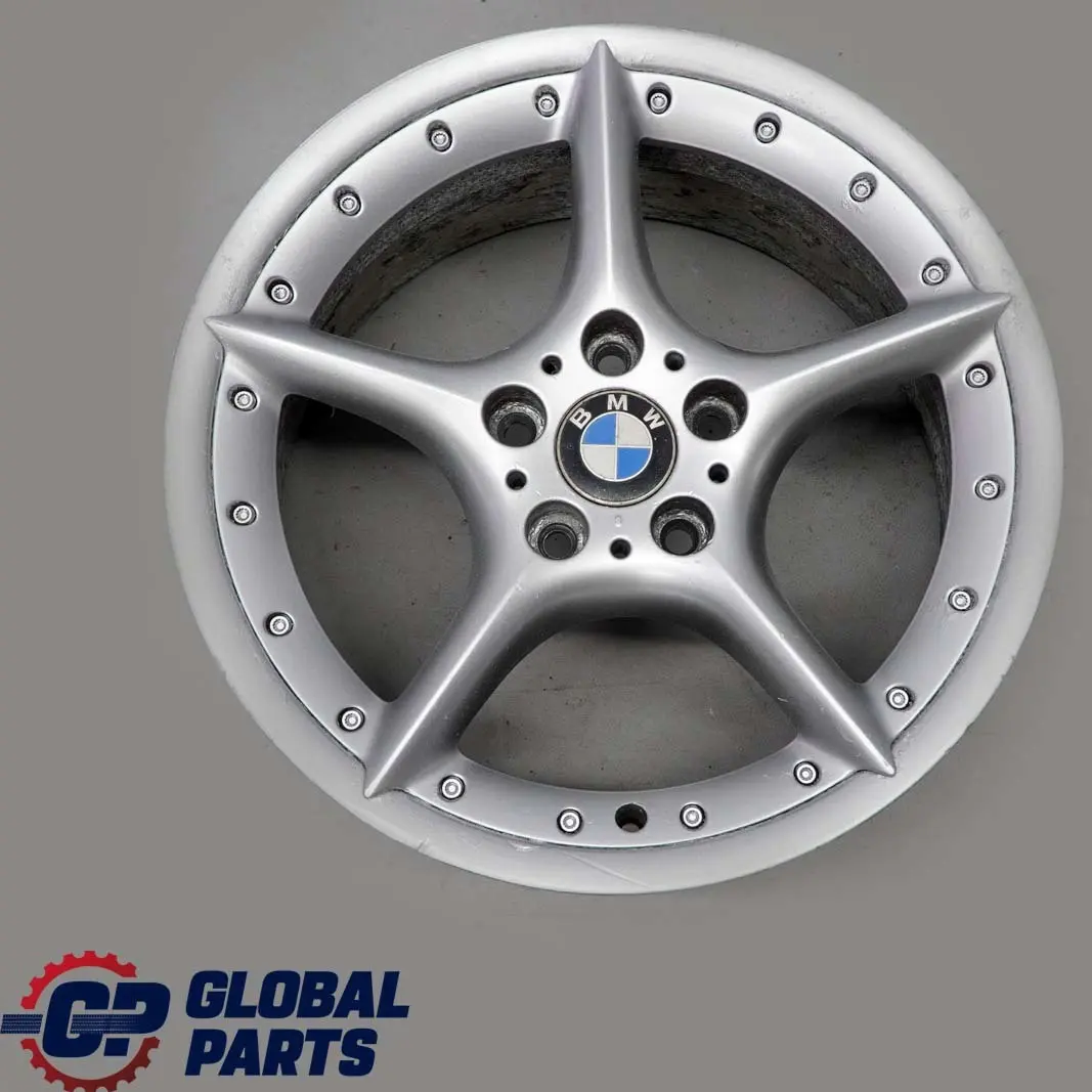 BMW Z4 Series E85 Silver Rear Wheel Alloy Rim 18" 8,5J ET:50 Star Spoke 108 BBS