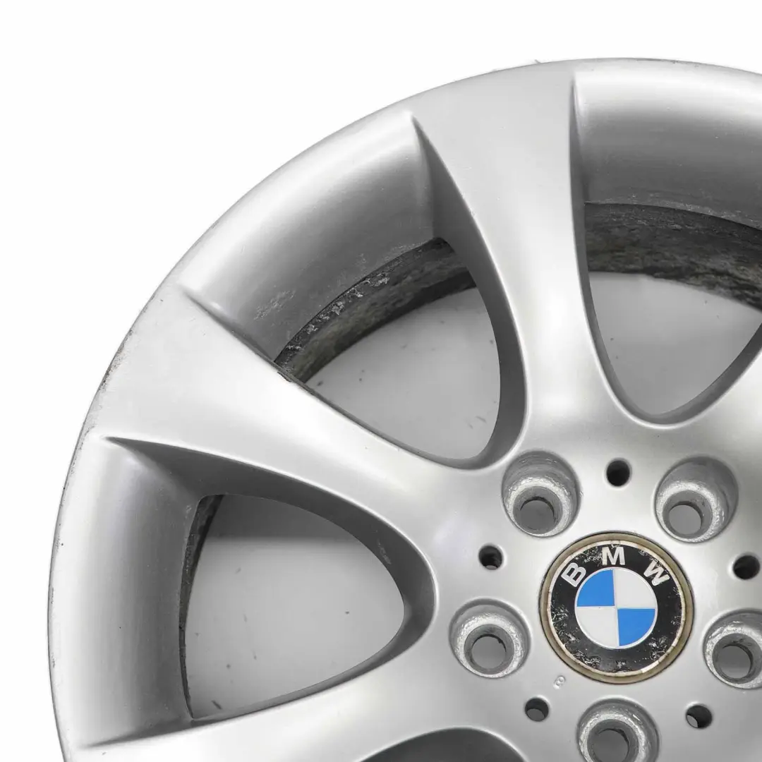 BMW 5 Series E60 E61 Silver Alloy Wheel Rim 18" 8J ET:20 Star Spoke 124 6760617