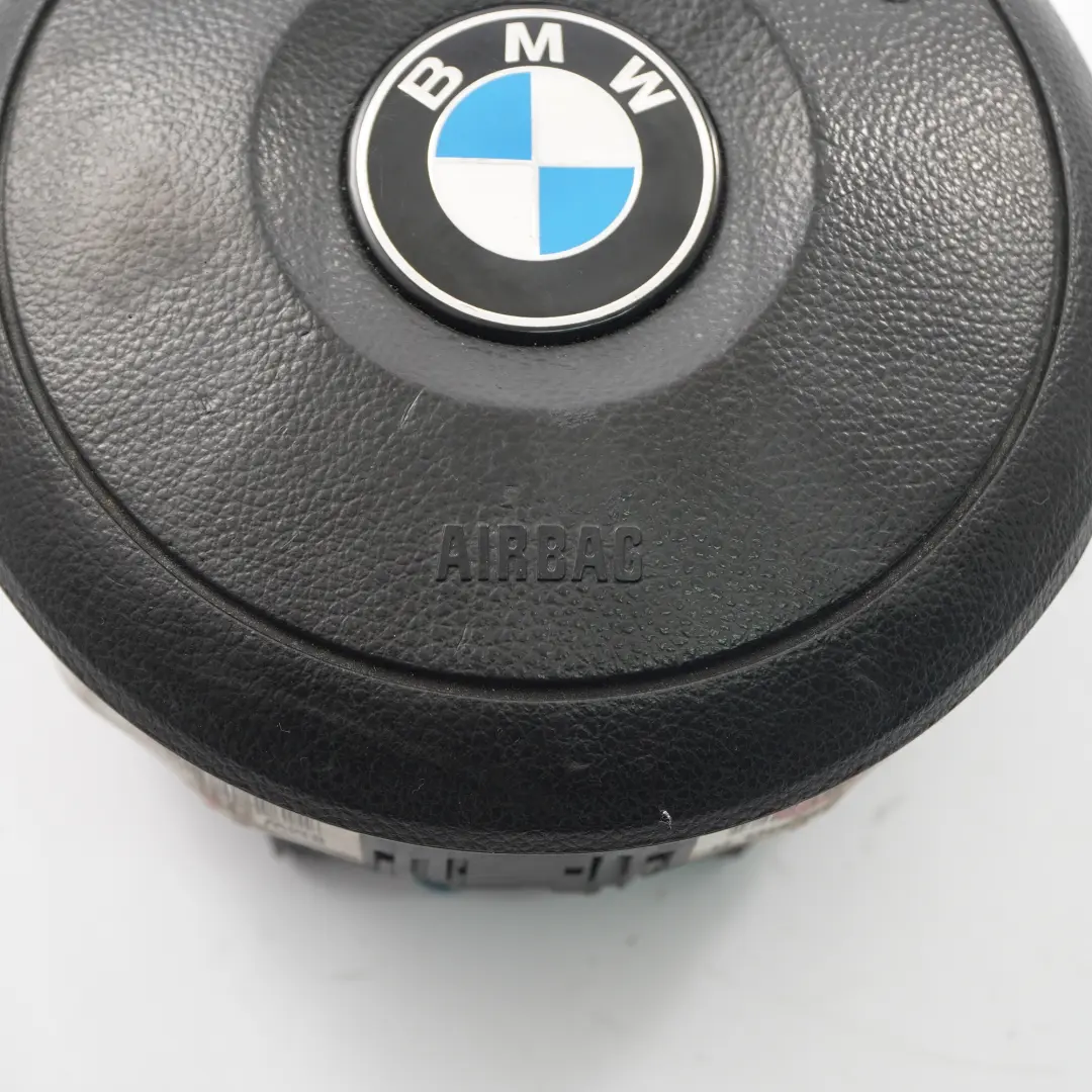 BMW E60 E61 E63 Steering Wheel M-Sport Air Module Driver's Side Black 6761382