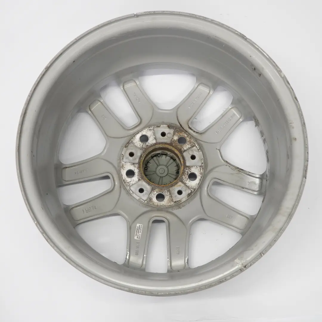 BMW X5 E53 Silver Light Alloy Wheel Rim V spoke 130 17" 7,5J ET:40 6761929