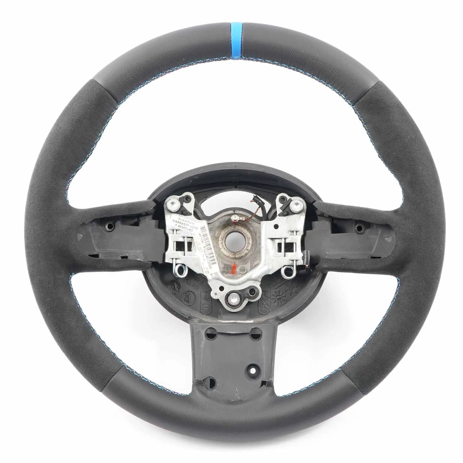 Mini Cooper R50 R52 NEW Black Leather / Alcantara Sport Steering Wheel 6762457