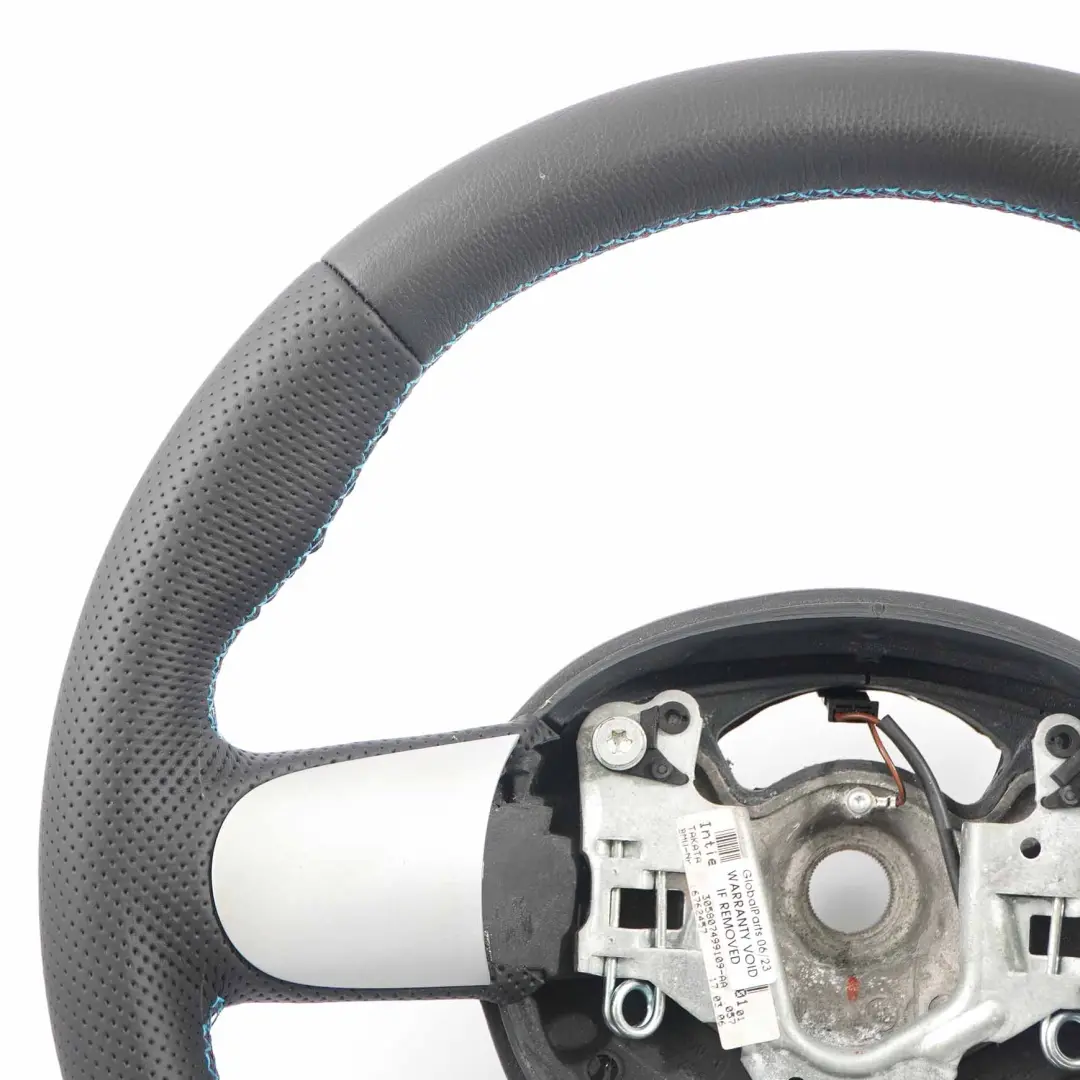 Mini Cooper R50 R52 R53 NEW Black Leather Sport Steering Wheel 6762457