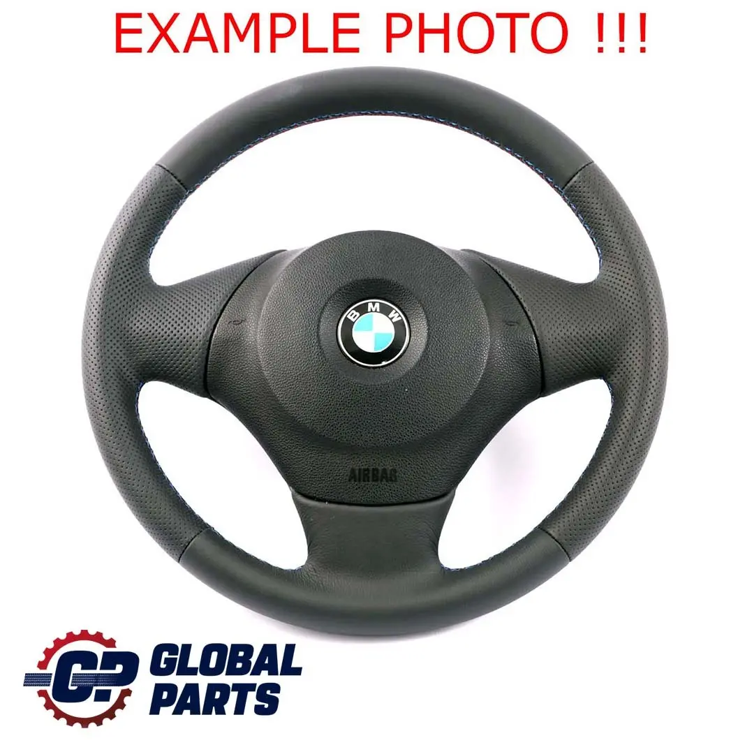 BMW 1 Series E81 E87 E88 NEW Leather M-Sport Look Steering Wheel Tri-colore