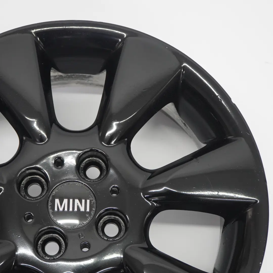 Mini Cooper R50 R52 R53 Black Wheel Alloy Rim 16" 6,5J ET:48 7-Spoke 92 6763297