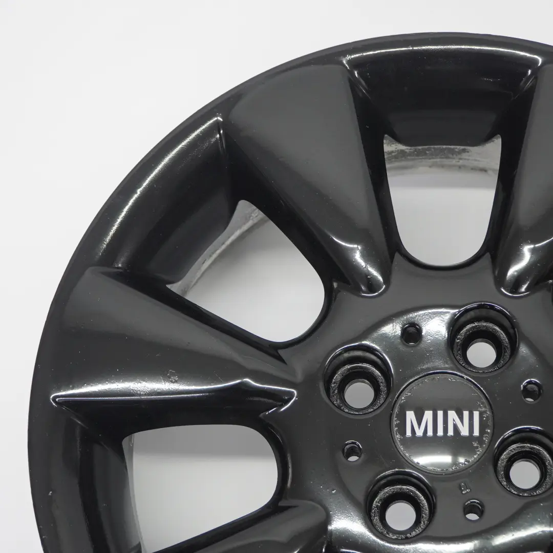 Mini Cooper R50 R52 R53 Black Wheel Alloy Rim 16" 6,5J ET:48 7-Spoke 92 6763297