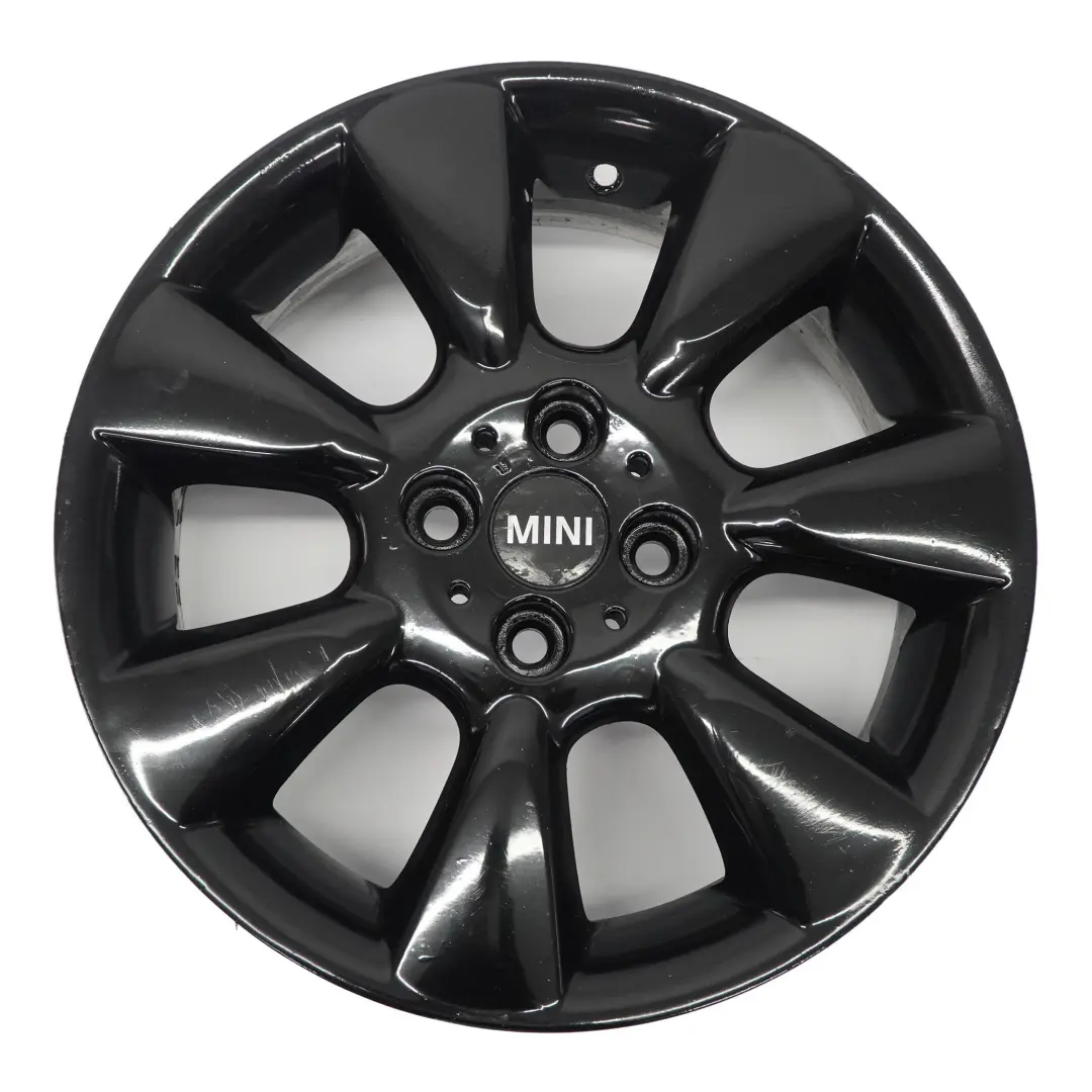 Mini R50 R52 R53 Llanta De aleacion Negro 16" 6,5J ET:48 7 radios 92 6763297