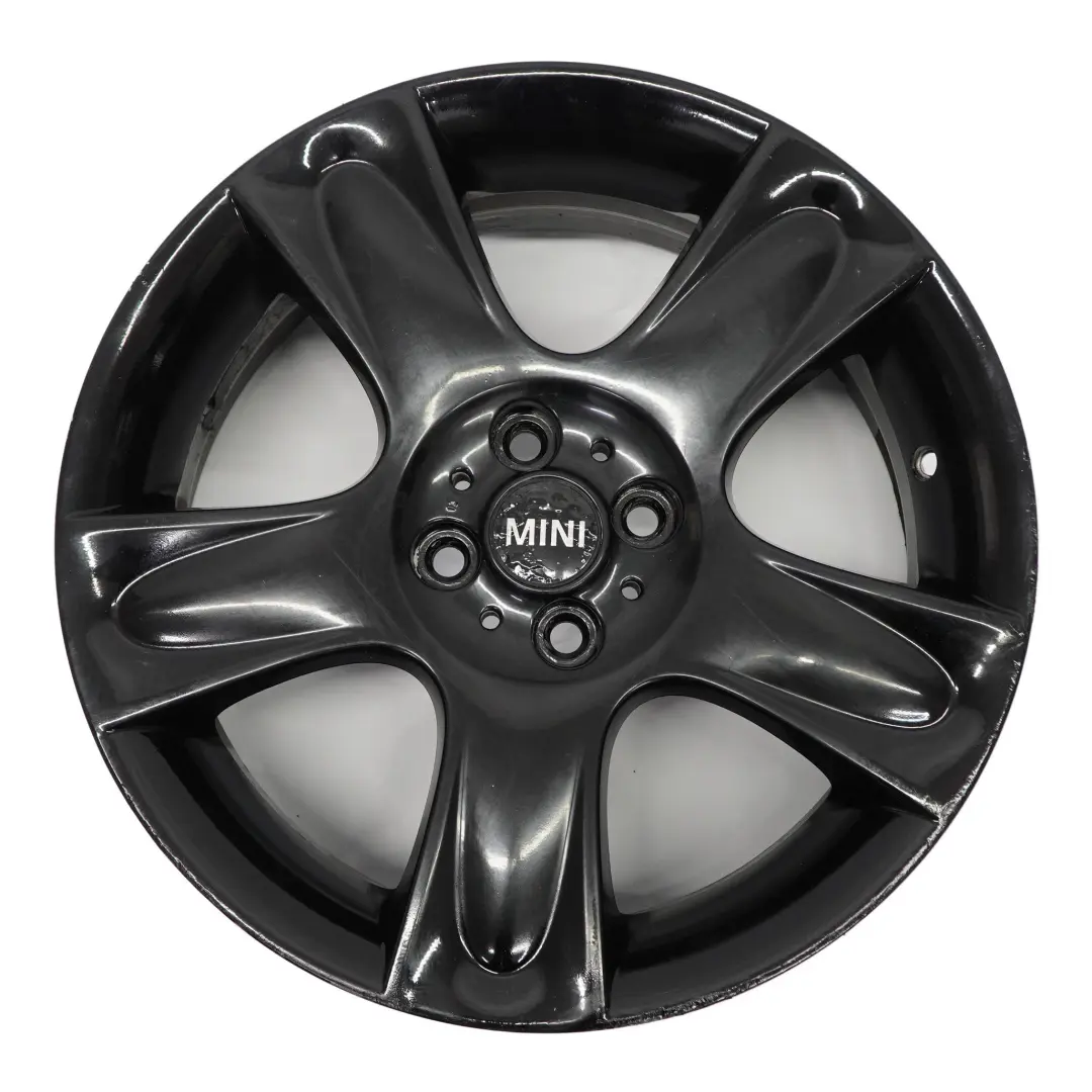 Mini Cooper One R50 R52 R53 Schwarz Felge 17" ET:48 7J 5-Stern 91 6763299