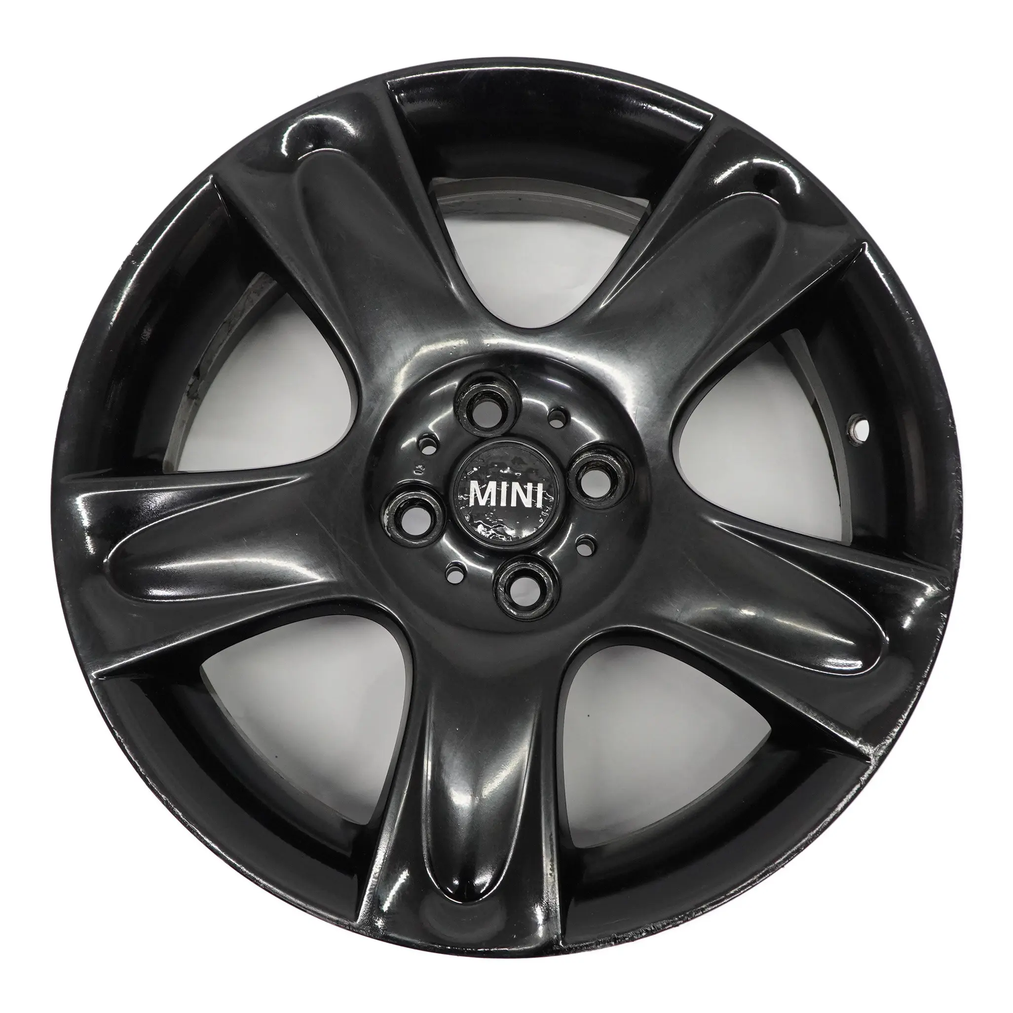 Mini Cooper One R50 R52 R53 Noir Jante Alliage 17" ET:48 7J 5-Star 91 6763299