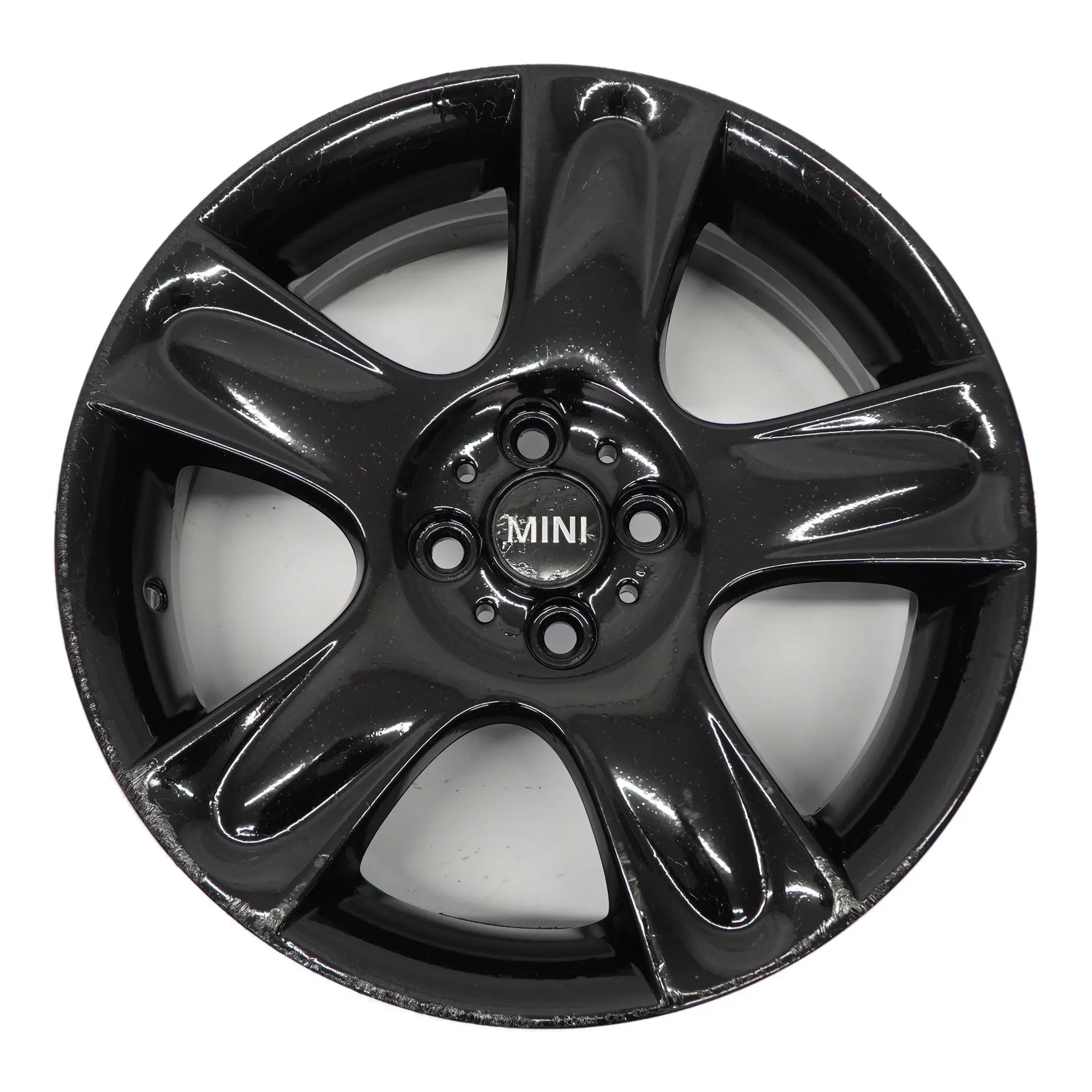 Mini Cooper One R50 R52 R53 Noir Jante Alliage 17" ET:48 7J 5-Star 91 6763299