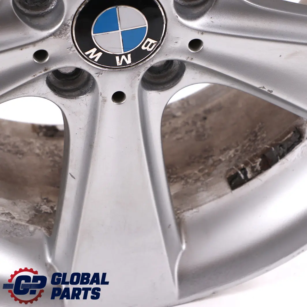 BMW X3 E83 Silver Rear Alloy Wheel Rim 19" 9J ET:51 Star Spoke 128 6765029