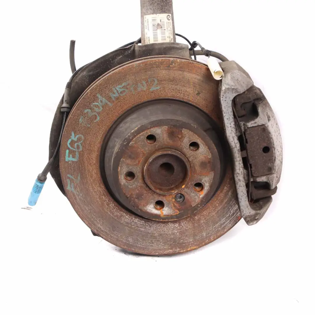 BMW 7 E65 730d M57N2 Front Left N/S Sport Leg Brake Disc Suspension Carrier