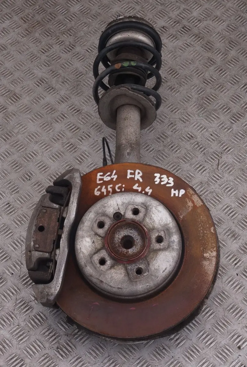 BMW 6 Series E64 645Ci N62 Front Right O/S Suspension Leg Brake Caliper Disc