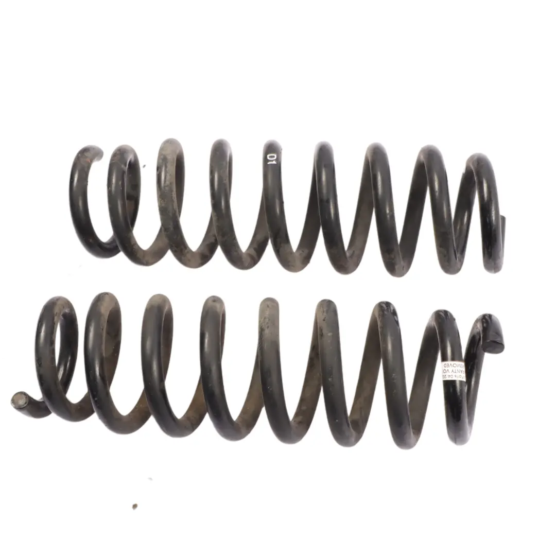 BMW E87 Coil Spring Suspensión Eje Trasero Izquierda Derecha Set 6767343