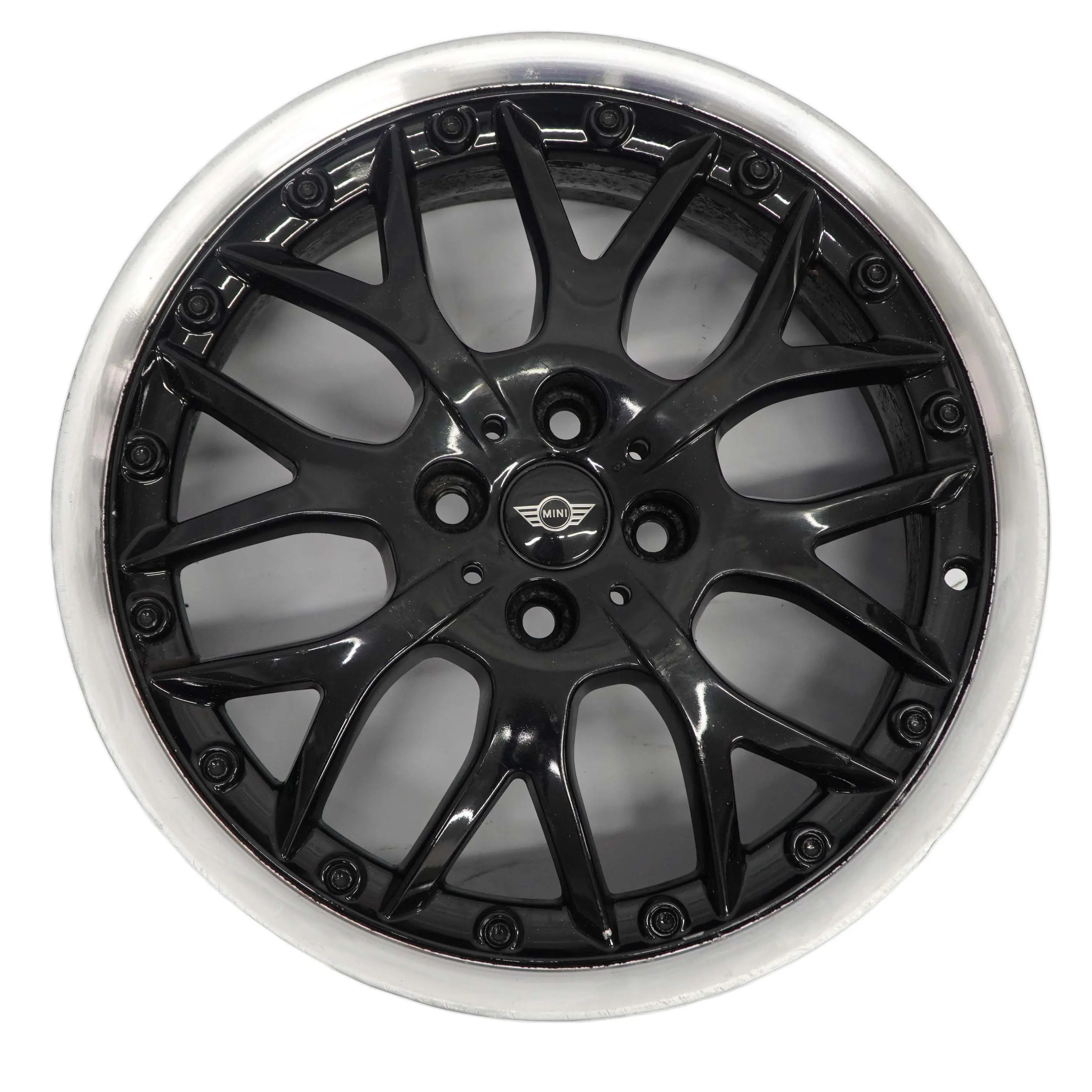 Mini Cooper One R50 R53 Black Wheel Alloy Rim 17" 7J ET:48 Cross Spoke 6768580