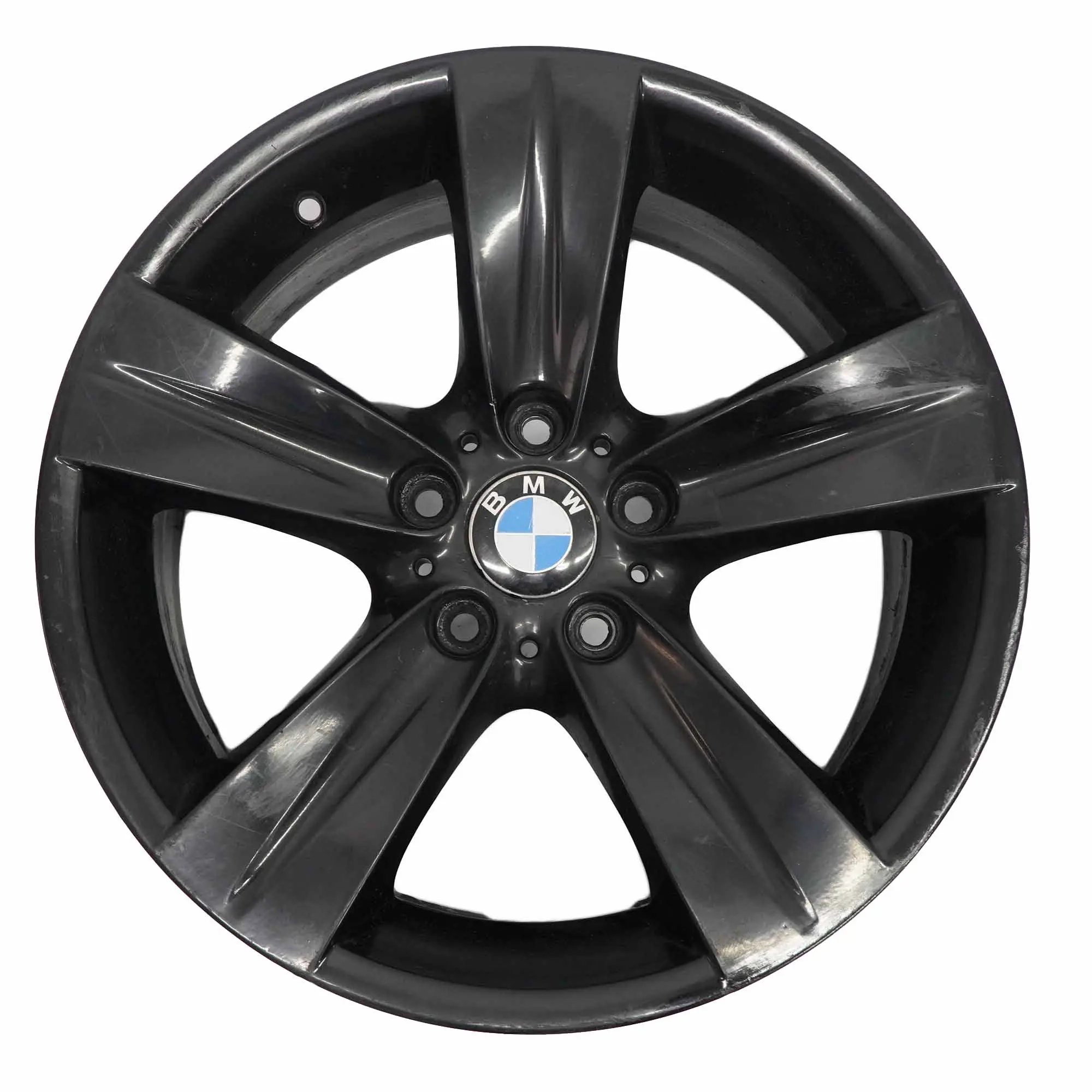 BMW E90 E92 Jante Alliage Arrière Noire 18" Rayons Étoile 189 8,5J ET:37 6768859