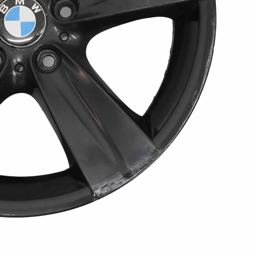 BMW E90 E91 E92 Schwarz Hinten Felge Alufelge 18" Sternspeiche 189 8,5J ET:37