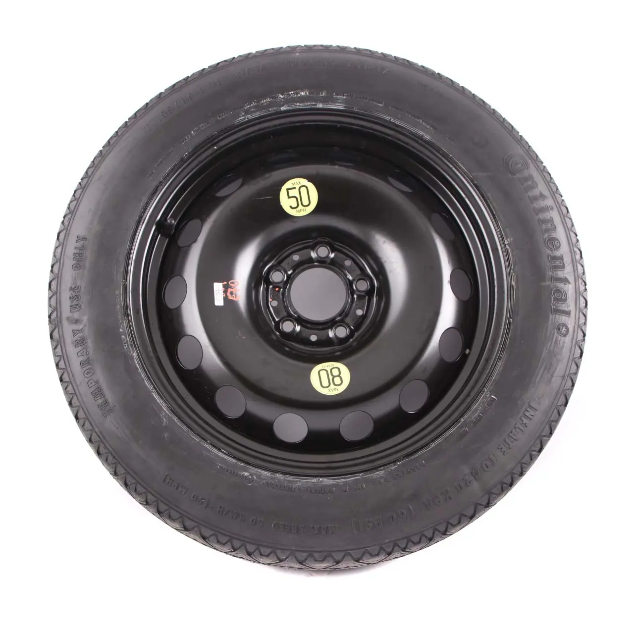 Spare Wheel BMW X5 E70 Compact Steel Black Tyre 155/85 18" 5J ET:14 6768861