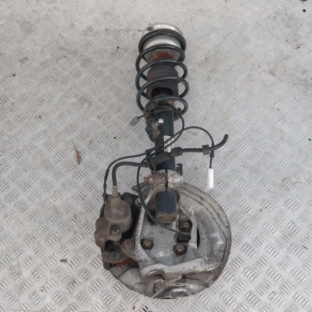 BMW E87 120i N46 Delantero Izquierdo Muelle Strut Freno Suspensión Pierna Cubo