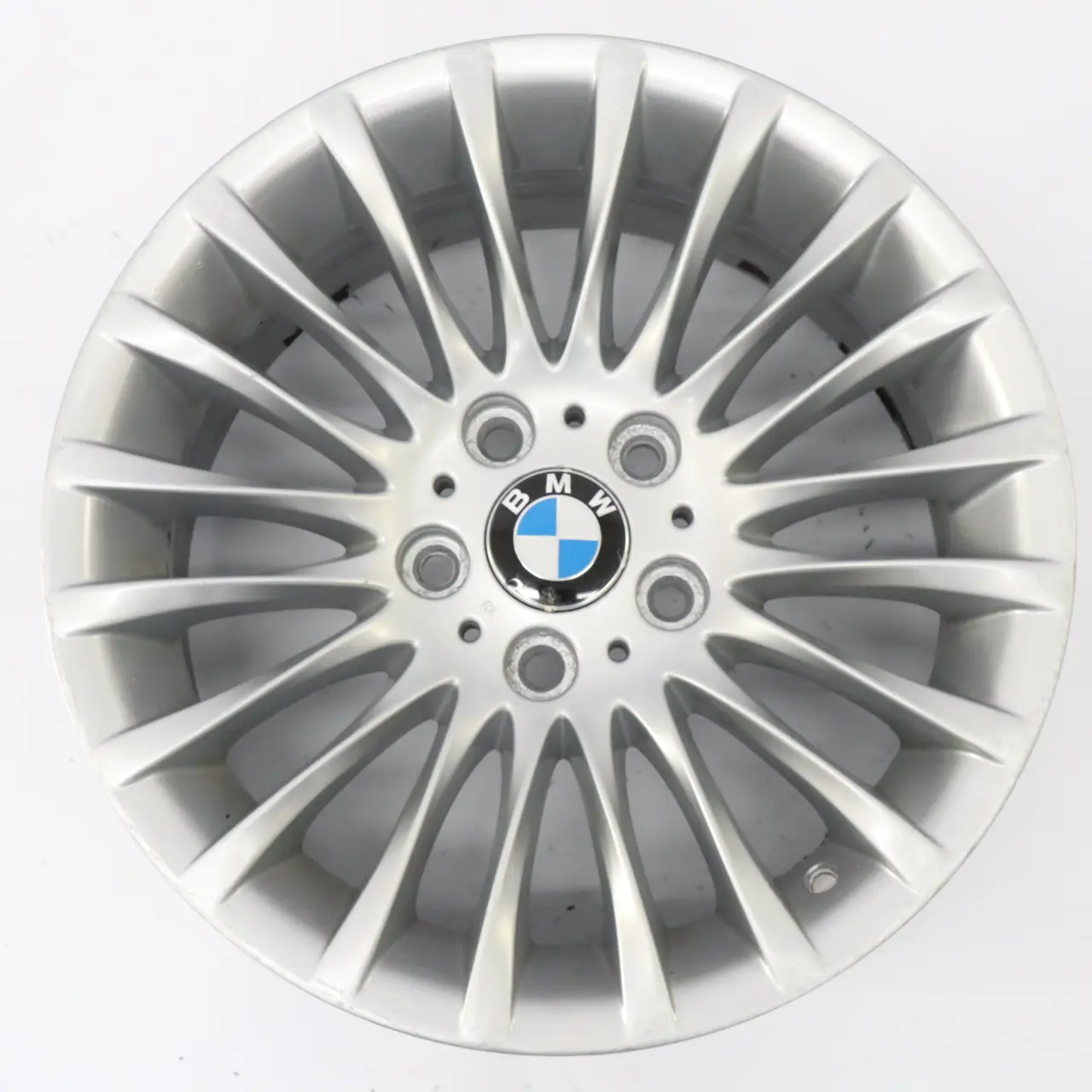 BMW E90 E91 Silver Alloy Wheel Rim 17" ET:34 8J Spider Spoke 187 6768969