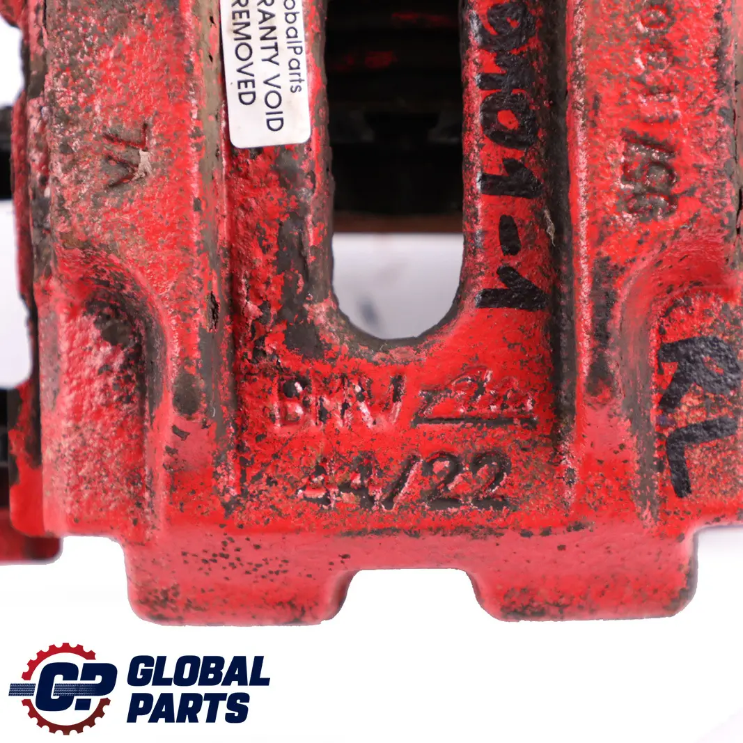 BMW 3 Series E90 E91 E92 E93 Rear Left N/S Brake Caliper Housing Red 44/22