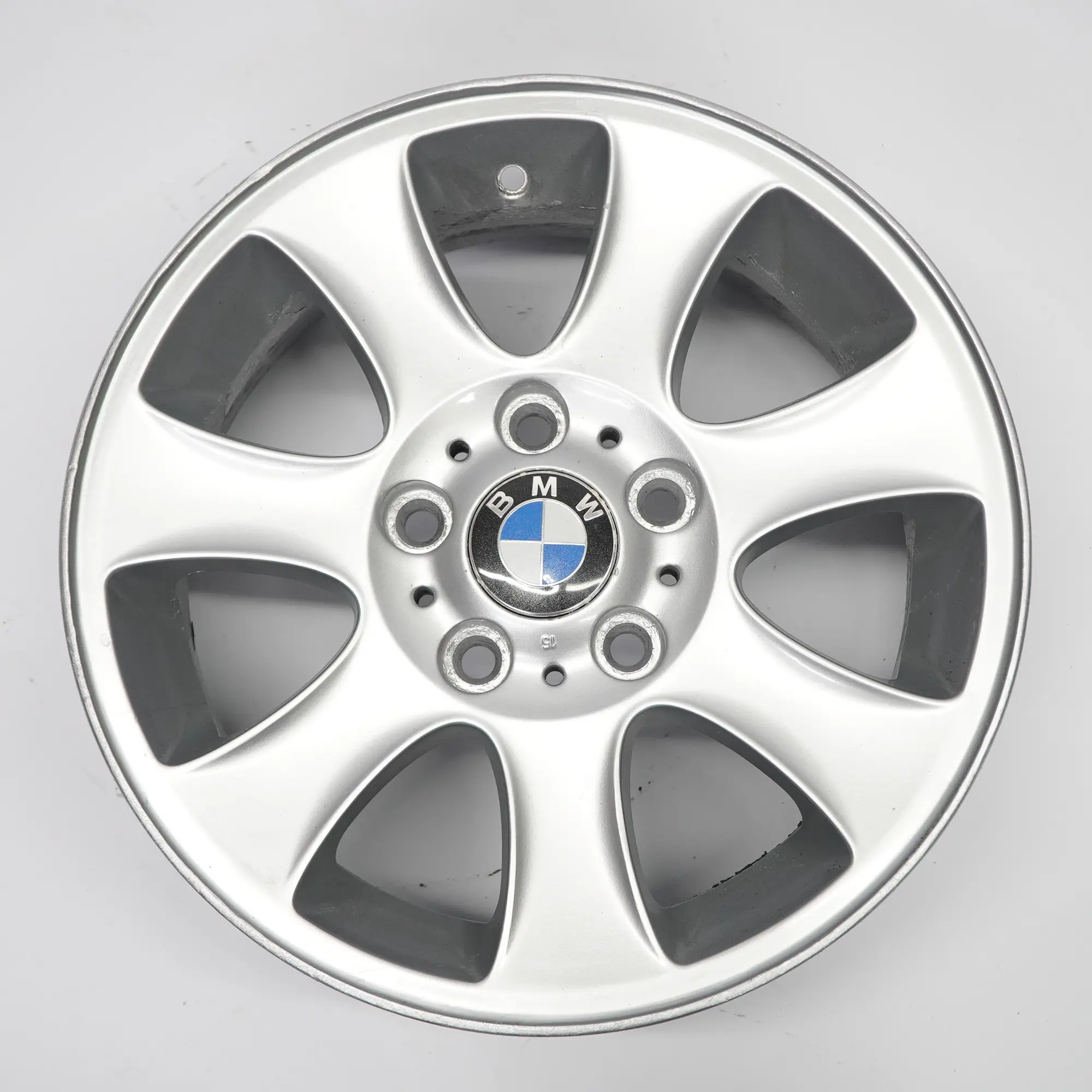 BMW E81 E82 E87 Silver Alloy Wheel Rim 16" 7J ET:44 Spider Spoke 151 6769402