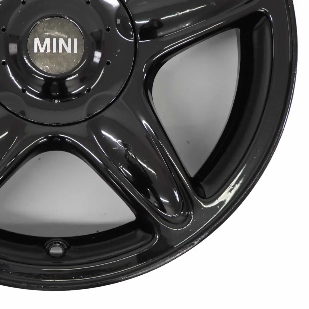 Mini R50 R55 R56 Llanta De aleacion negra 16" 6,5J ET:48 5-Star Blaster 103