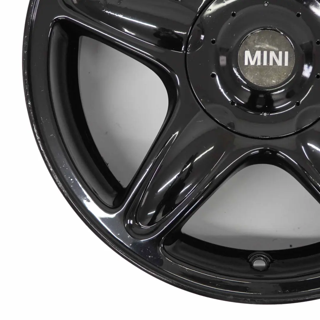 Mini R50 R55 R56 Llanta De aleacion negra 16" 6,5J ET:48 5-Star Blaster 103