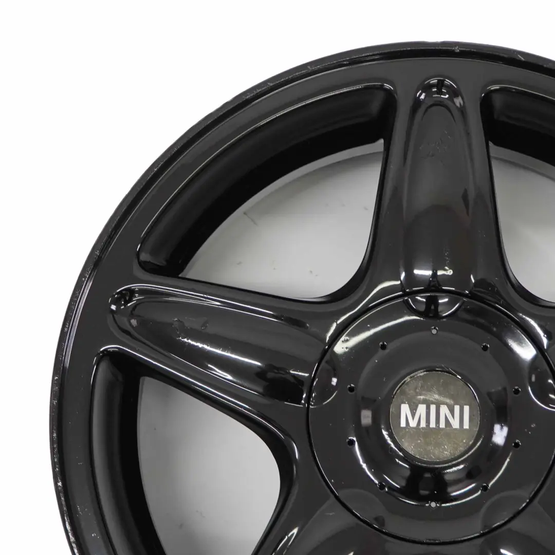 Mini R50 R55 R56 Llanta De aleacion negra 16" 6,5J ET:48 5-Star Blaster 103