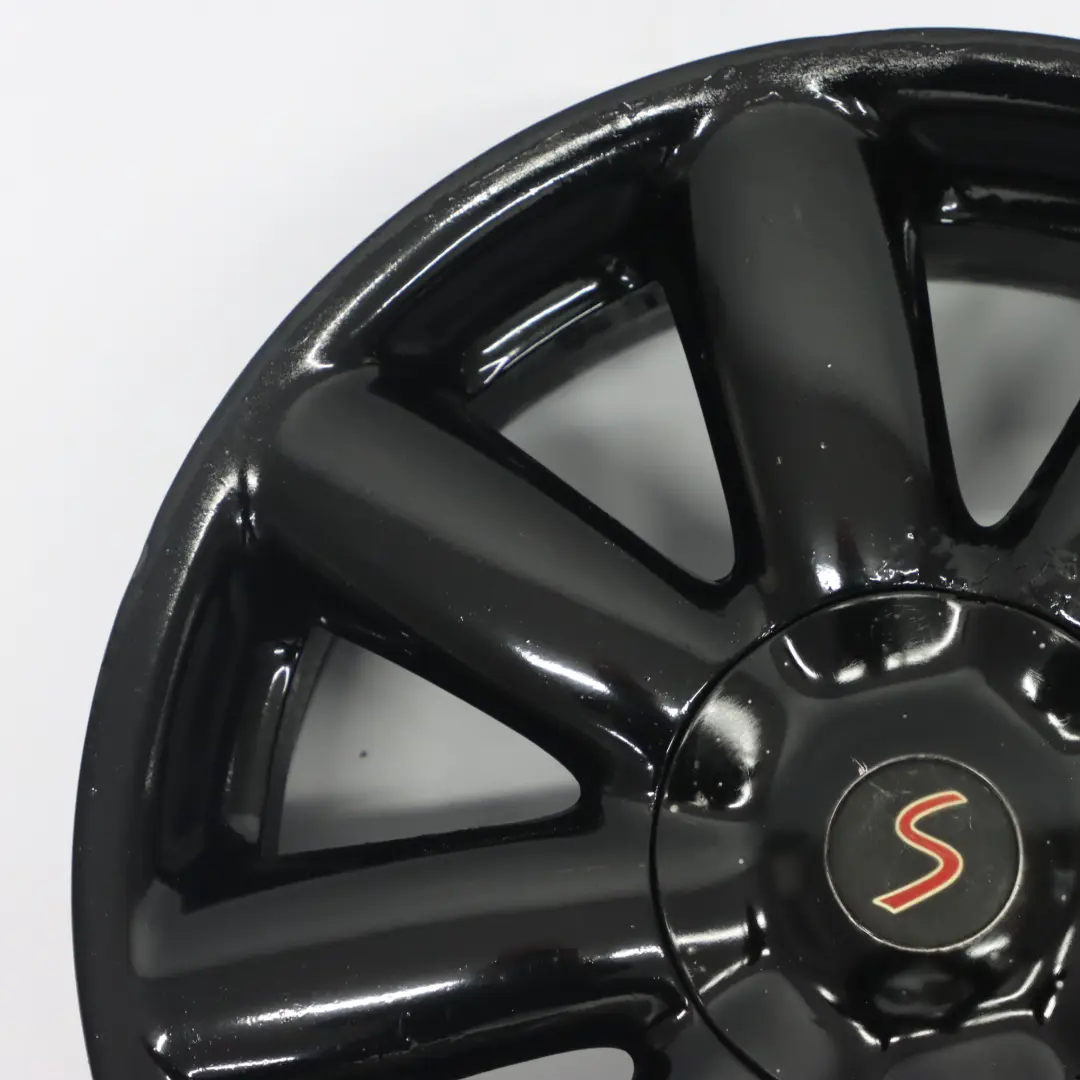 Mini Cooper R50 R55 R56 R57 Schwarz Felge 17" 7J ET:48 Crown Speiche 104