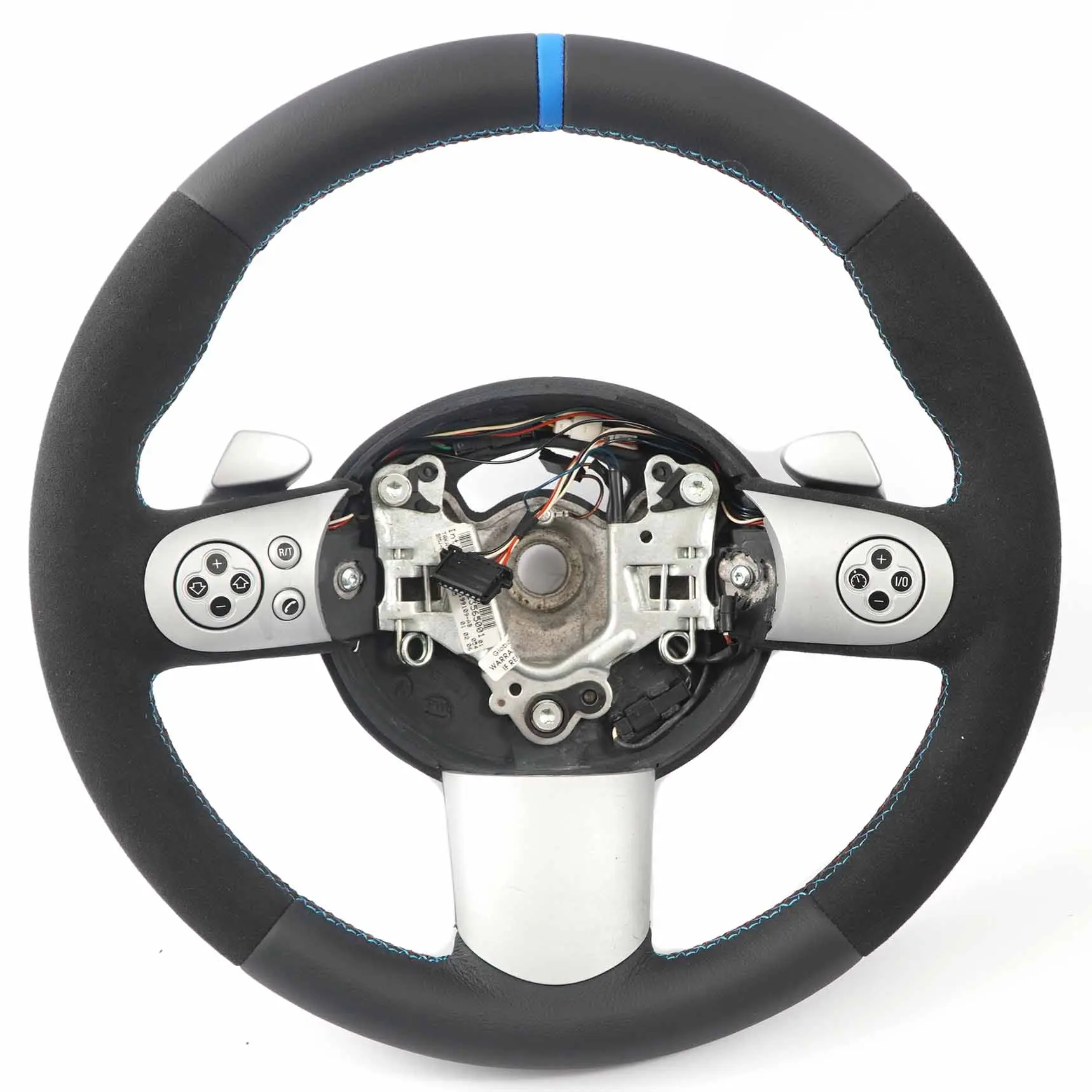 Mini Cooper R50 R52 R53 NEW Black Leather Sport Steering Wheel Steptronic