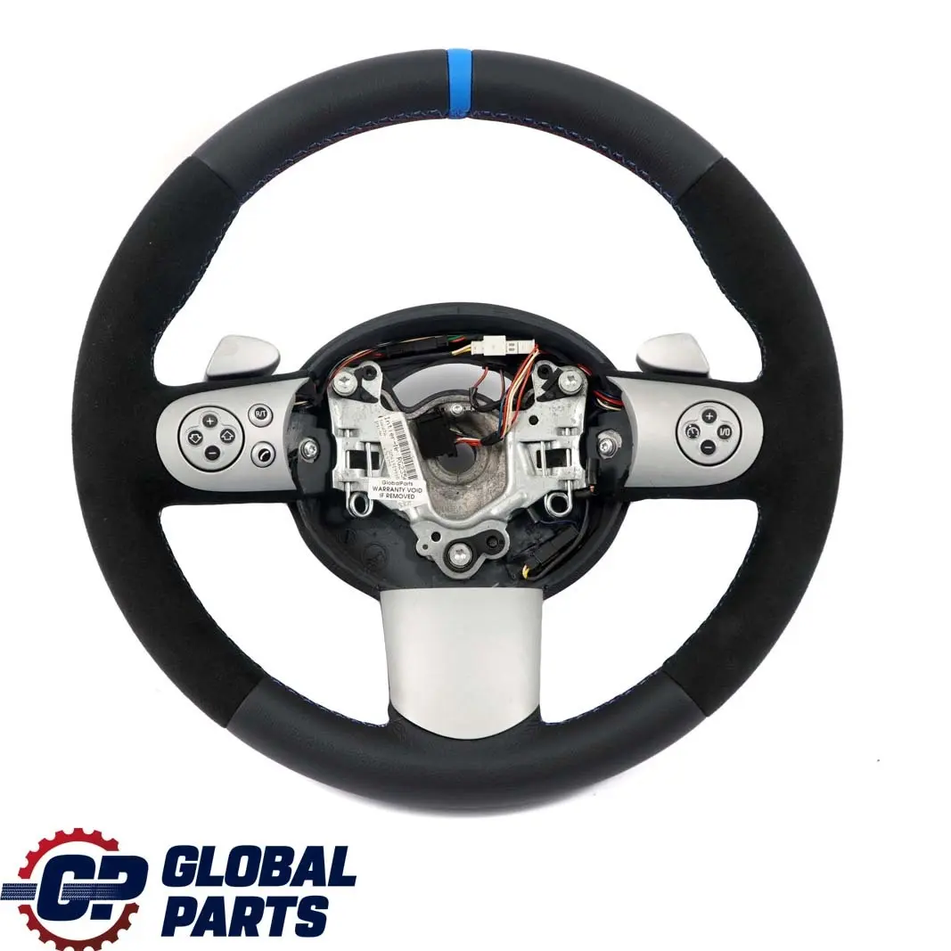 Mini R50 R53 NEW Black Leather Sport Steering Wheel Steptronic Multifunction